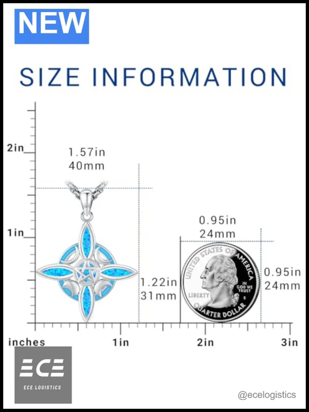 Sterling Silver Witches Knot Opal Pendant Necklace Adjustable 20-22 Inch